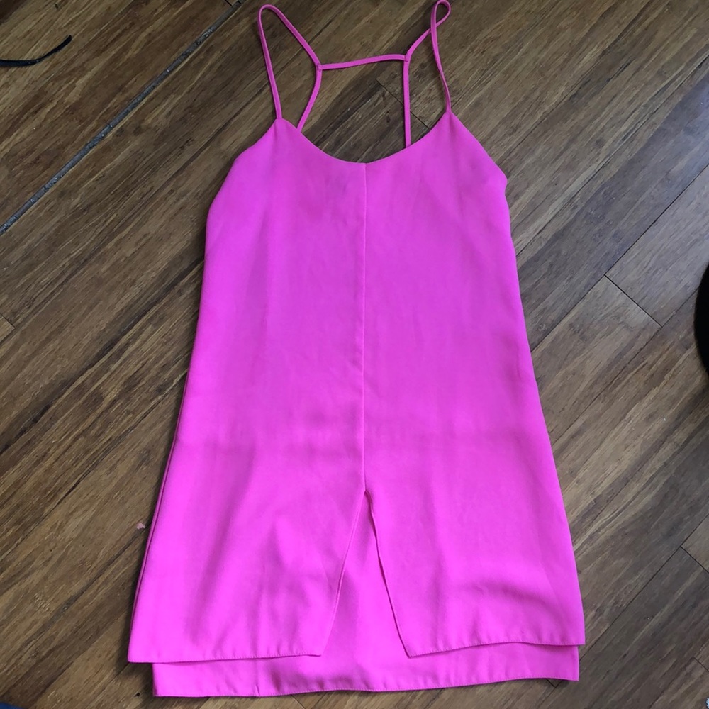 Pink Top Shop Mini Dress
